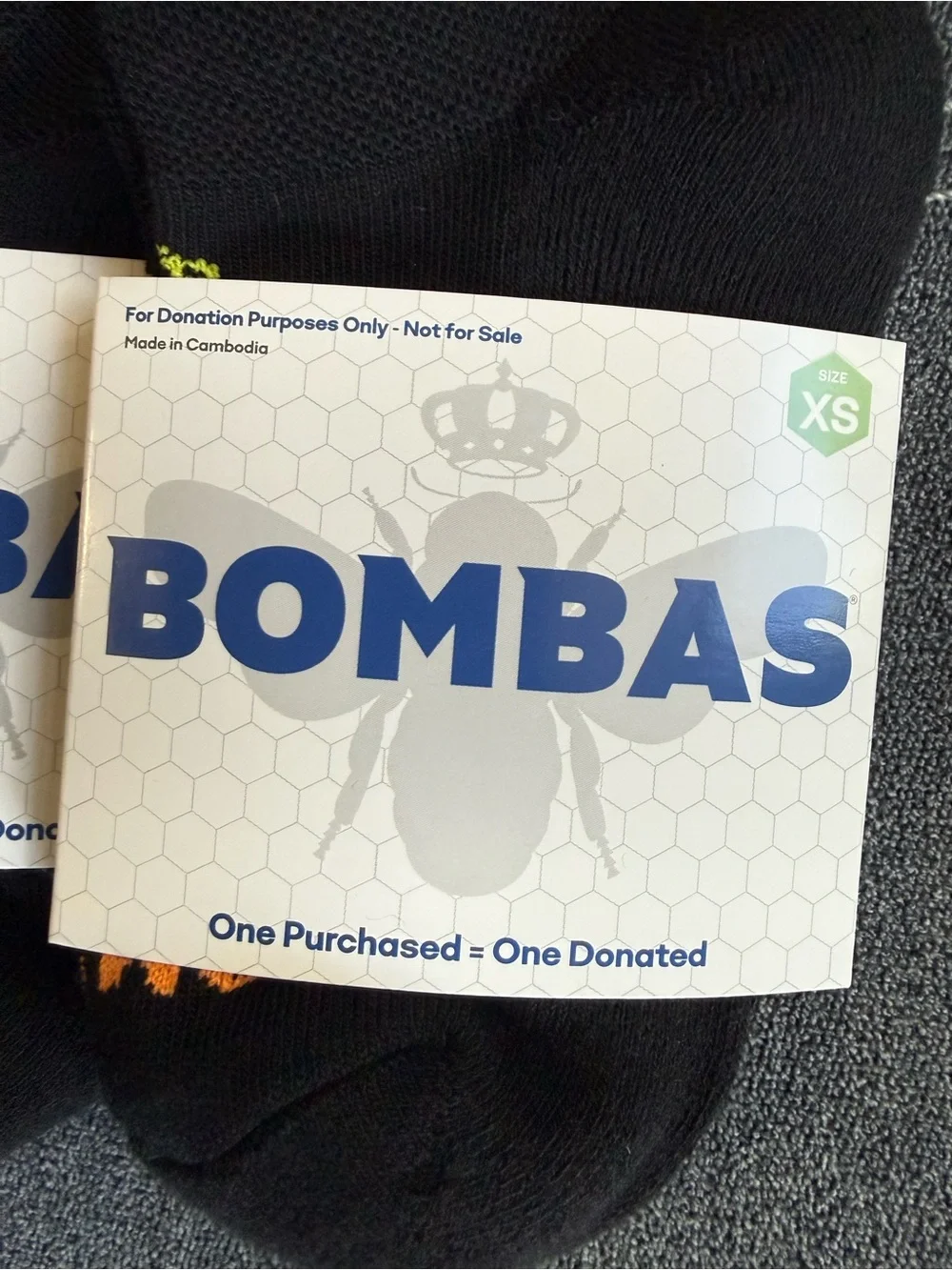 Bombas Ankle Socks 3 Pair Pack Cushioned Arch Support Athletic Performance XS